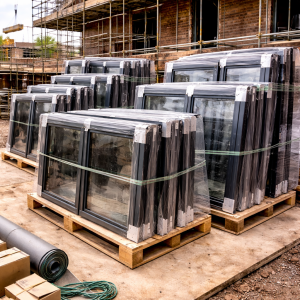 External windows and doors installation